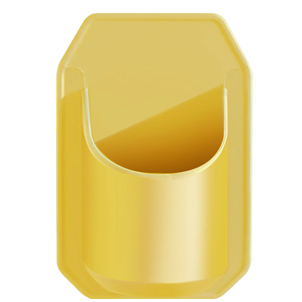 Shower Beer Holder For Bottles & Cans Yellow