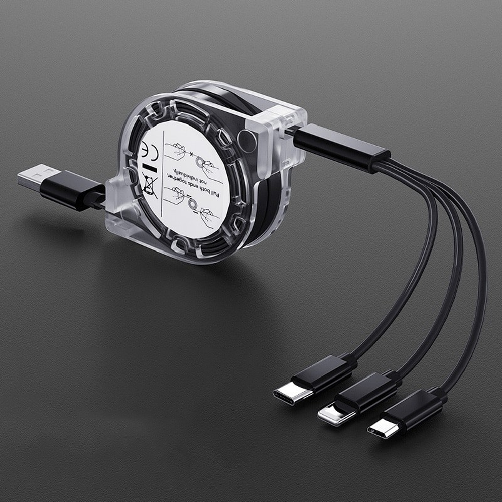 Retractable Multi Fast Charging Cord