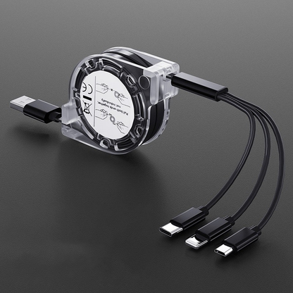 Retractable Multi Fast Charging Cord