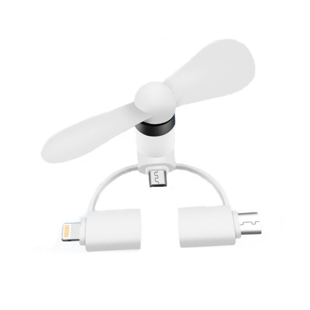 USB phone fan attachment