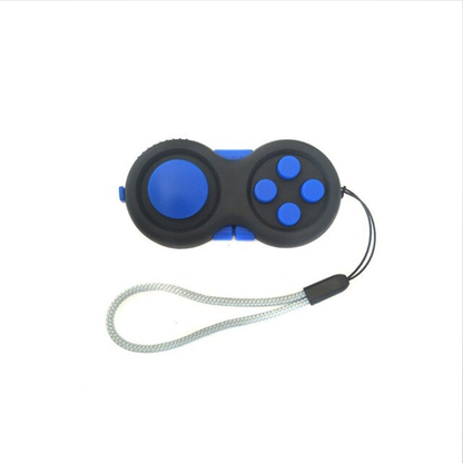 8-operation Fidget Pad Controller Toy For Dexterity & Stress Release blue