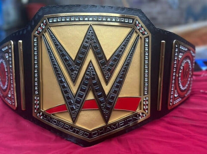 New Universal Championship Belt Undisputed, Replica, Belt Adult Size, 2mm Brass, Gift For Mens, Gifts-For-Boyfriend.