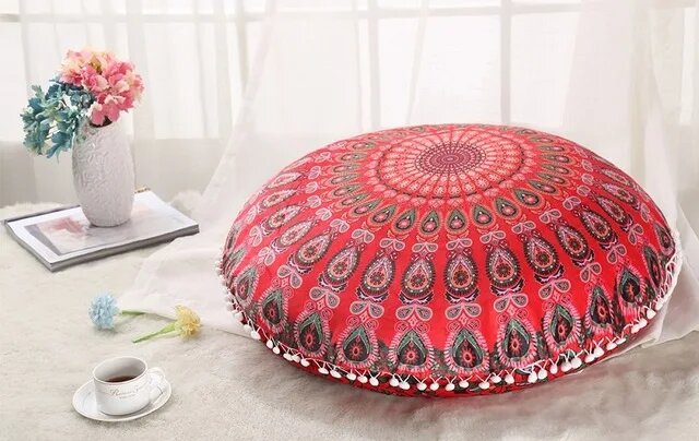 Boho Floor Pillow Cover 6
