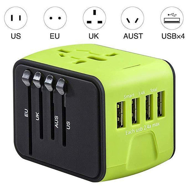Smart Travel Adapter Green