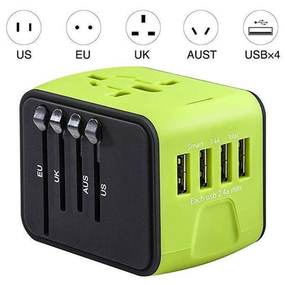 Smart Travel Adapter Green