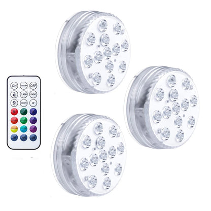 Submersible Color Changing Magnetic Pool Lights 3 lamps