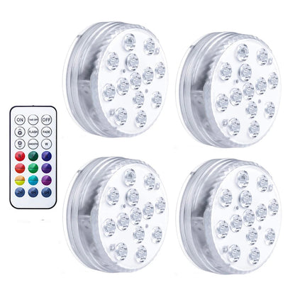 Submersible Color Changing Magnetic Pool Lights 4 lamps
