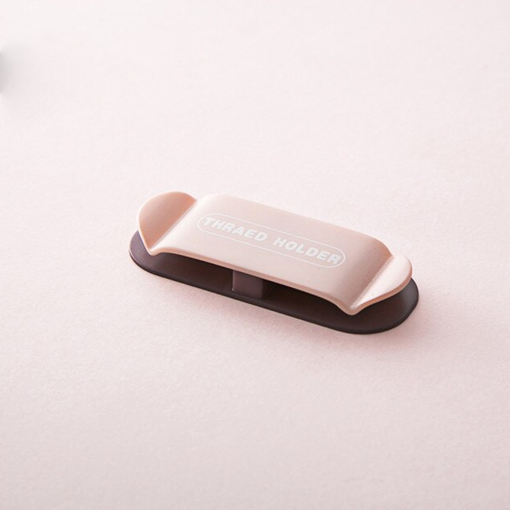 Plug Cable Holder Clips For Organized Workstation Pink