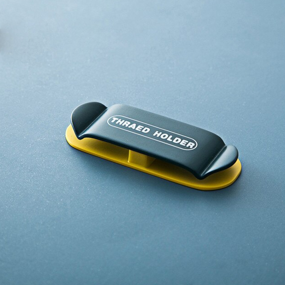 Plug Cable Holder Clips For Organized Workstation Deep Blue