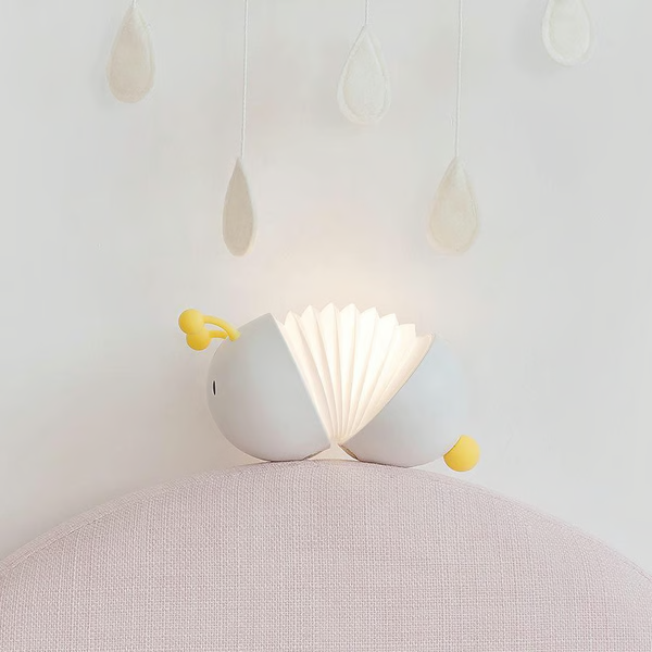 Cute Caterpillar Night Light yellow