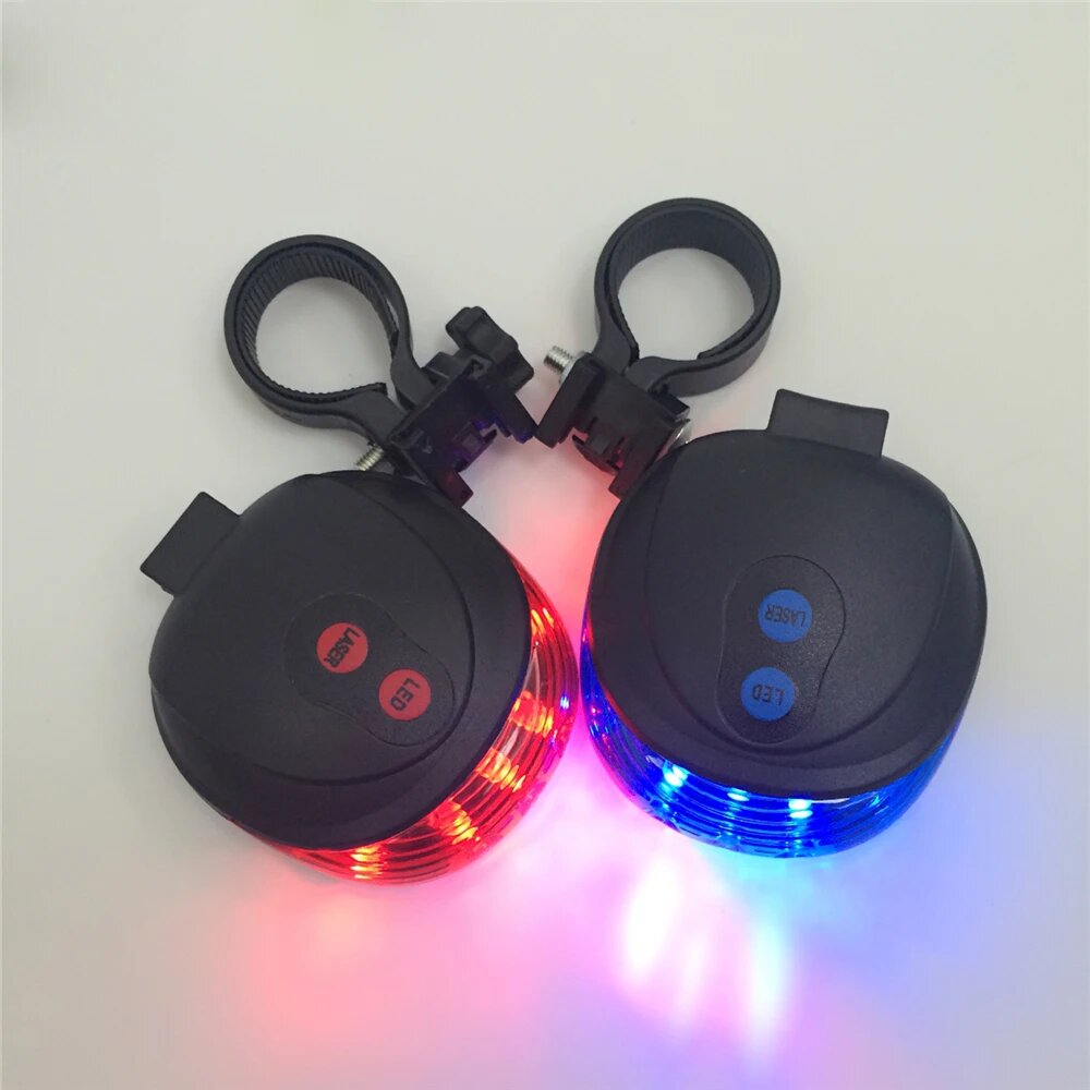 Bicycle Safety Tail Light blue