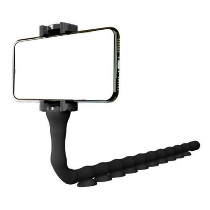 Adjustable Tripod Stand Phone Holder Black