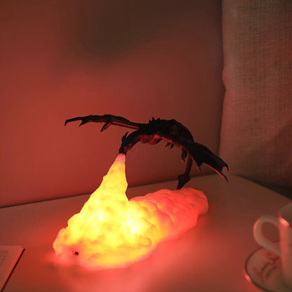 3D Fire Breathing Dragon Night Lamp 1