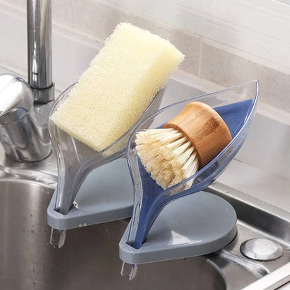Self Draining Leaf Shape Soap Dish (2).jpg