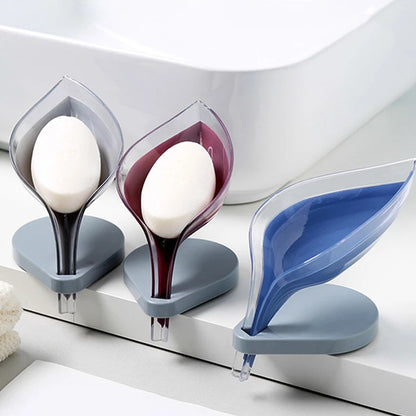 Self Draining Leaf Shape Soap Dish (3).jpg