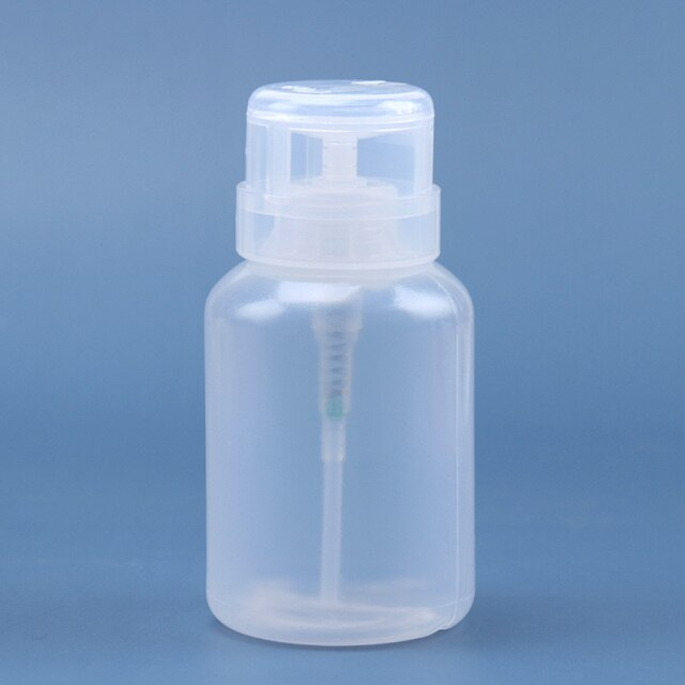 Liquid Push Down Alcohol Pump Dispenser white