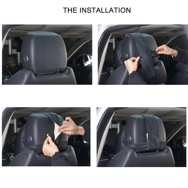 3D Memory Foam Car Neck & Back Pillow For Driving 2