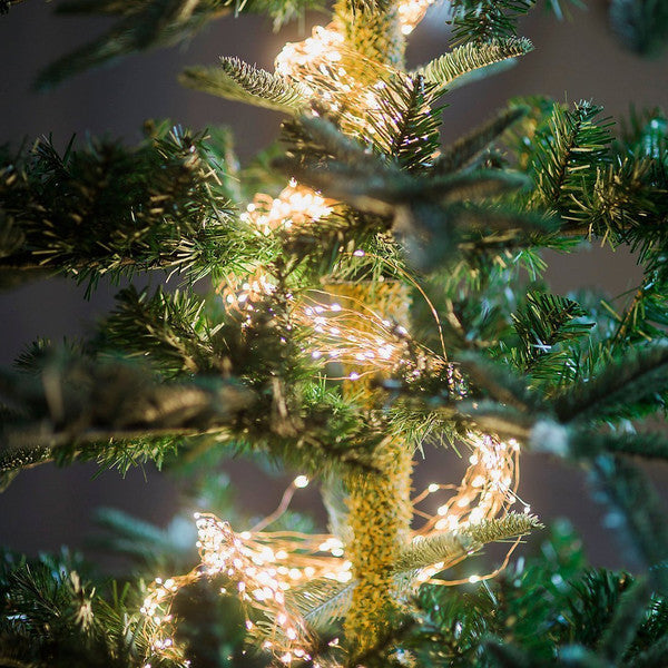 string waterfall lights
