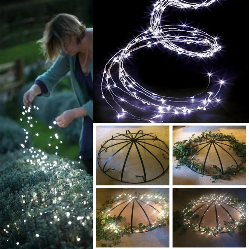 cascading waterfall lights