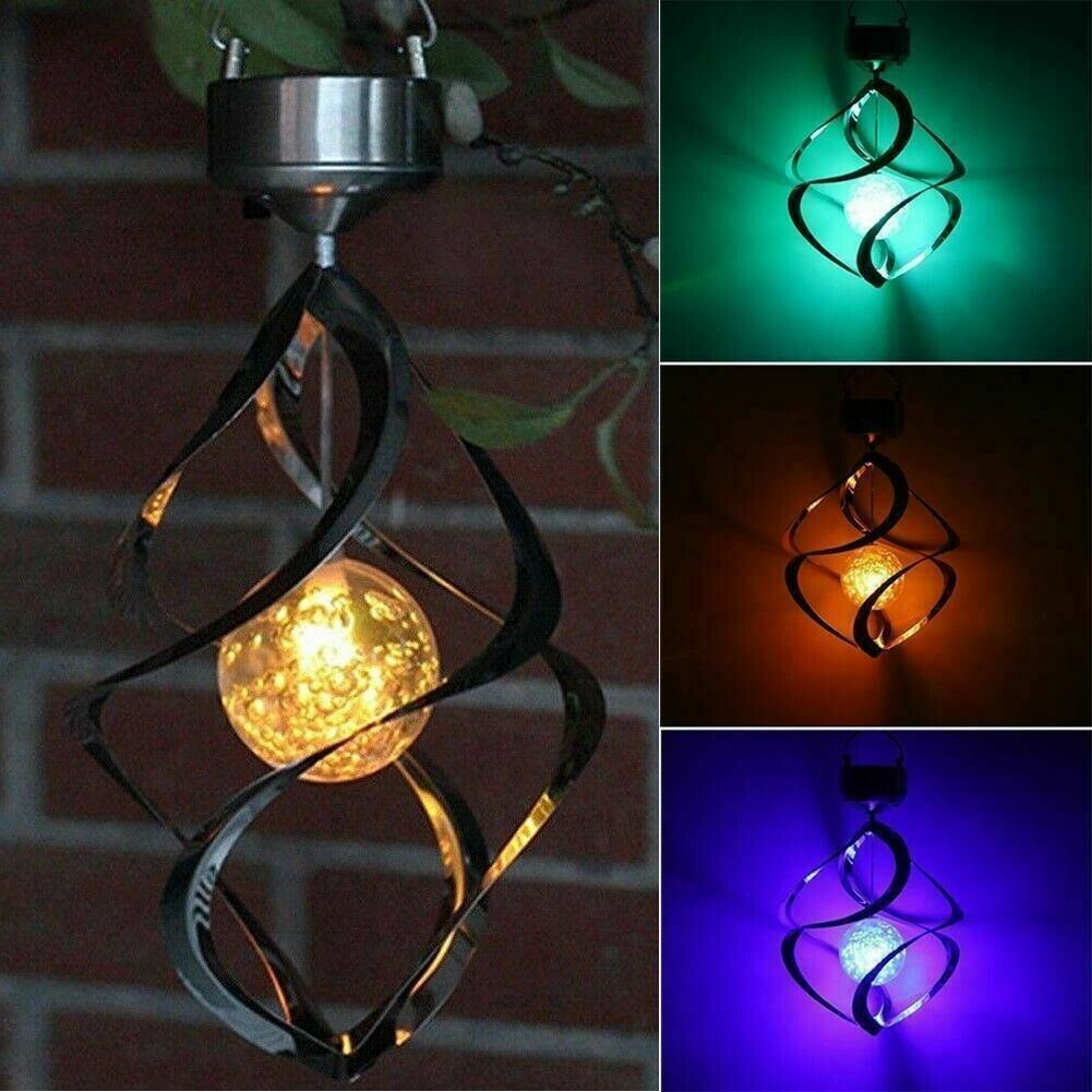 Hanging Solar Swirl Wind Spinner 5
