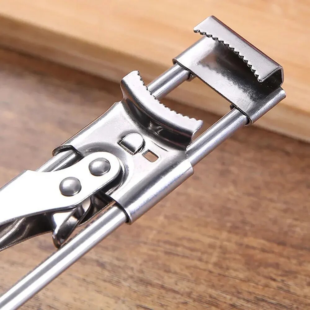 Adjustable Multi-Function Bottle Cap Opener Stainless Steel Lids Off Jar Opener Labor-Saving Screw Can Opener For Kitche