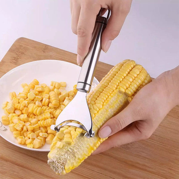 Stainless Steel Corn Peeler Tool – Best Tool to Cut Corn Off the Cob