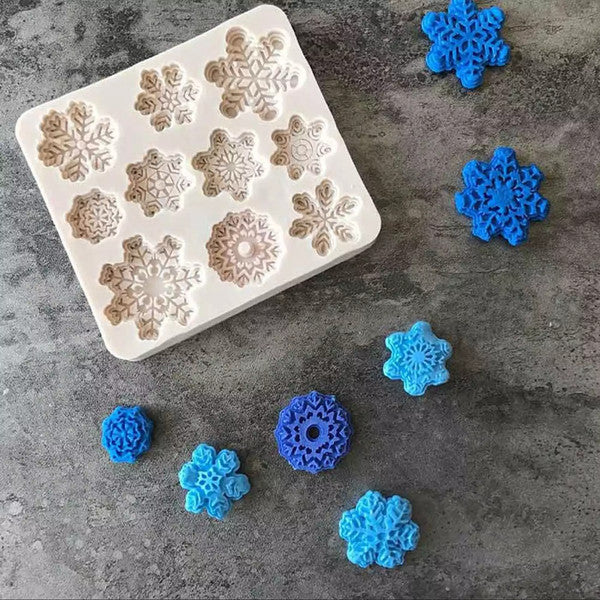 Snowflake Silicone Mold for Baking & Cake Decorating4