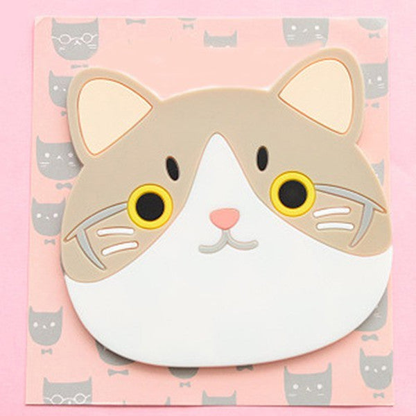 Cat Shaped Tea Coaster Cup Mat (4).jpg