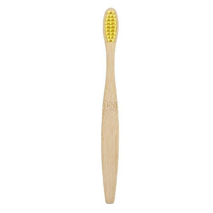 Eco-Friendly Bamboo Toothbrush  Yellow