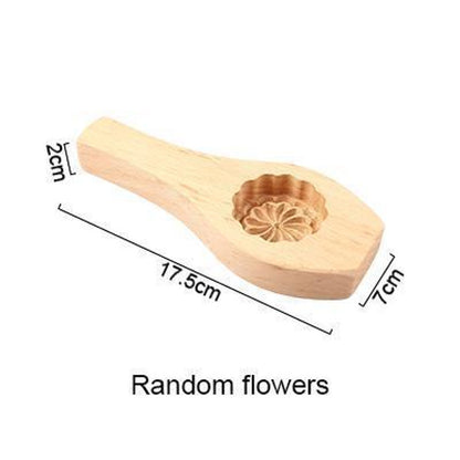 Wooden Cookies Mold Individual Mold