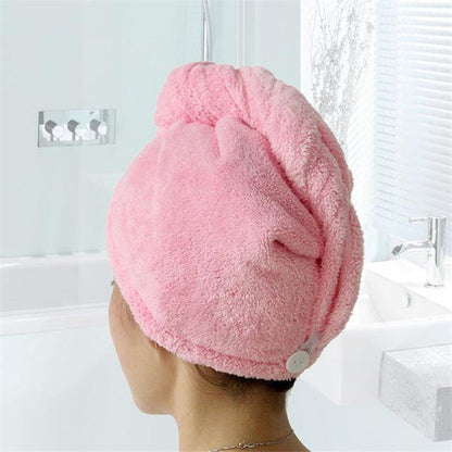 Comfy Quick Dry Hair Wrap – Ultra-Absorbent Hair Towel, Perfect Gift for Women & Men
