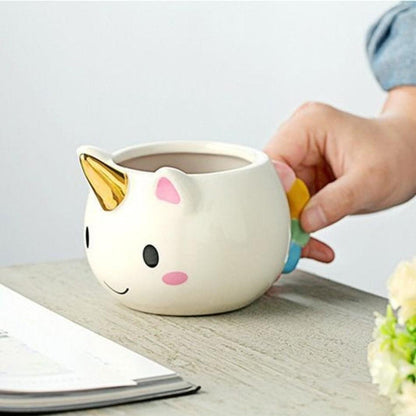 Gold Unicorn Mug 2