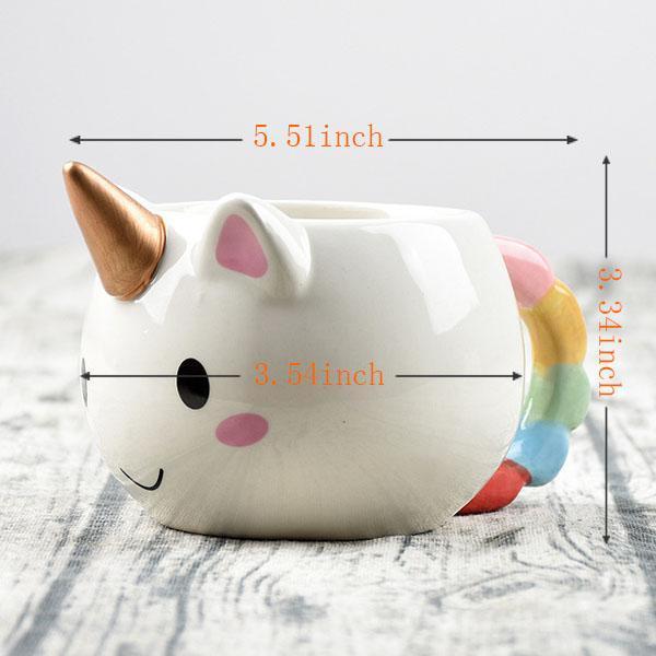 Gold Unicorn Mug 3