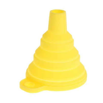 Silicone Foldable Funnel Yellow