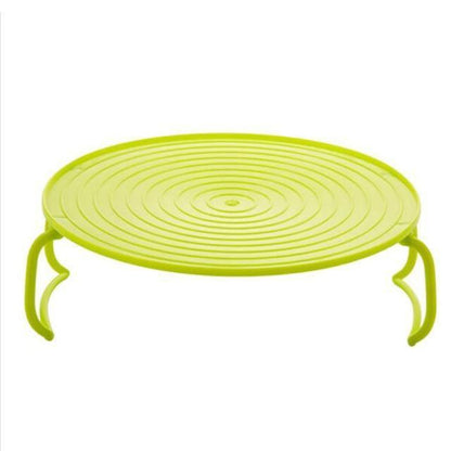 Microwave Plate Rack Cover Green