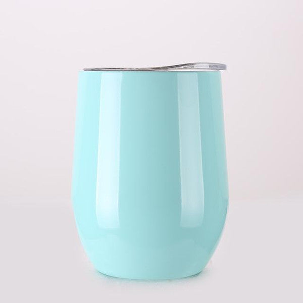 Portable Insulated Wine Cup Light Blue