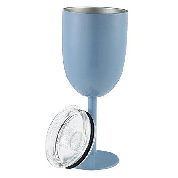 stainless steel wine glasses