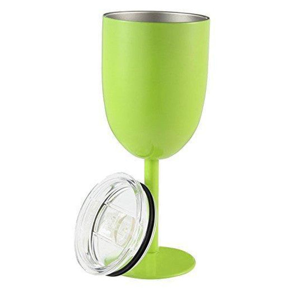 steel wine glasses