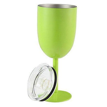 steel wine glasses