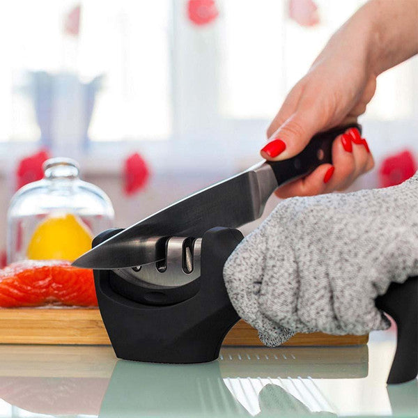 Knife Sharpener - Durable Kitchen Tool, Perfect Gift for Chefs & Home Cooks