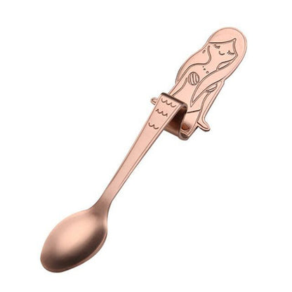 Little Mermaid Teaspoons Copper