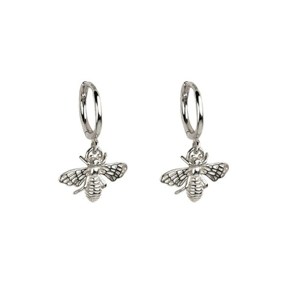 Gold & Silver Copper Alloy Honey Bee Earrings (2).jpg