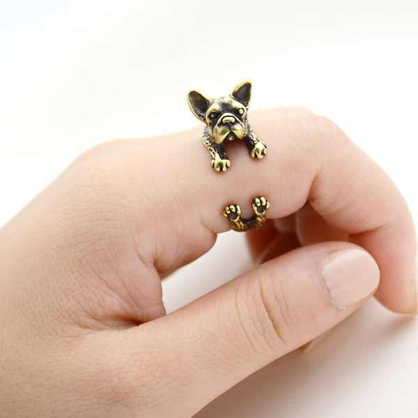 Zinc Alloy French BullDog Ring (1).jpg