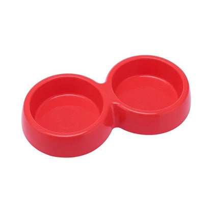 kJgdDoublePetFoodBowlStainlessSteelDrinkwarePetDrinkingFoodDogFoodPuppyFeedingSupplies