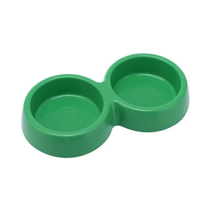 s9AaDoublePetFoodBowlStainlessSteelDrinkwarePetDrinkingFoodDogFoodPuppyFeedingSupplies