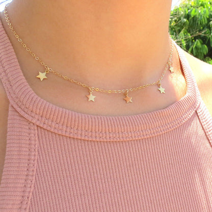 Dainty Star Necklace Choker (4).jpg