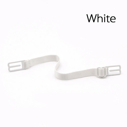 Convenient NonSlip Adjustable Bra Strap Holder white