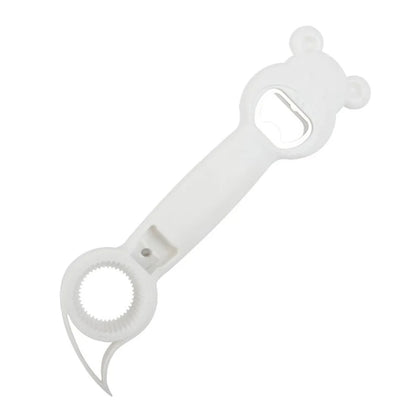 Multifunctional Four-in-one Bottle Opener white
