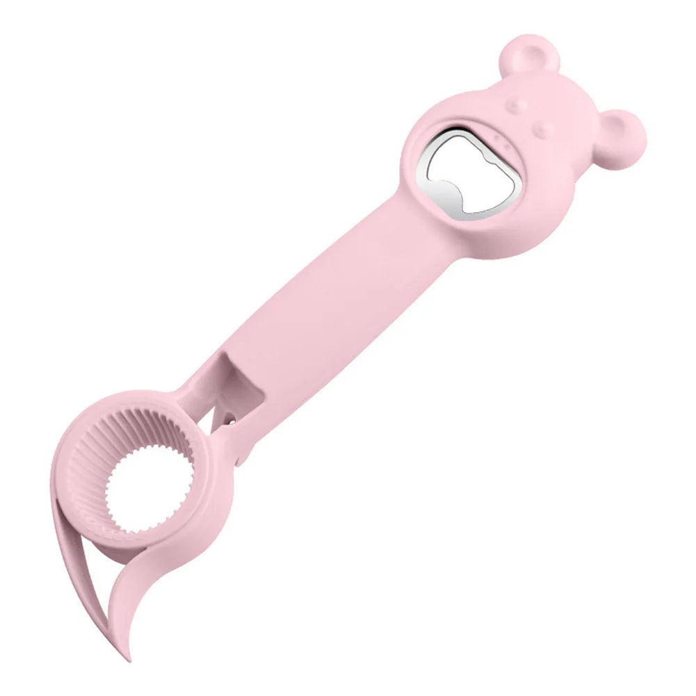 Multifunctional Four-in-one Bottle Opener pink