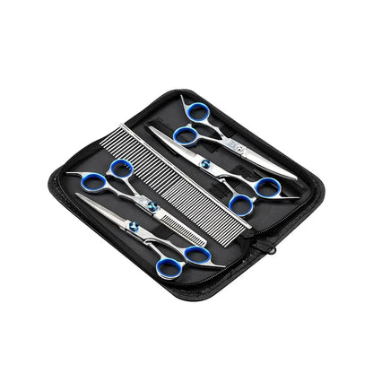 Stainless Steel Pet Grooming Scissors Set: Professional Tools